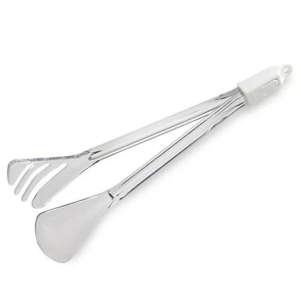 New Vintage 1994 Pampered Chef Acrylic 3-way Tongs For Serving Retired 4473 USA